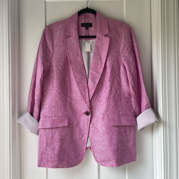 Talbots Pink Blazer - Picture 2 of 8